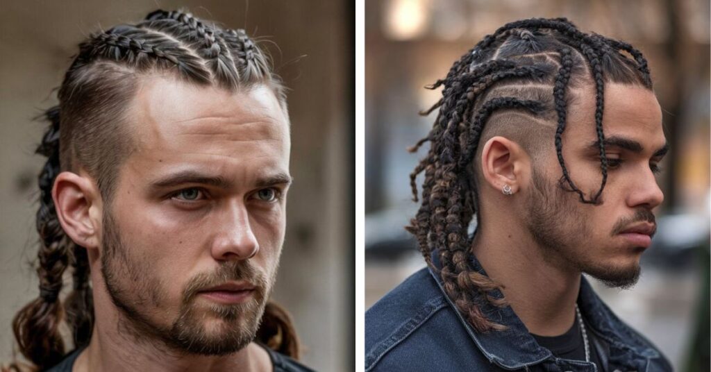 Short Hair Plaits: 20 Styles & Micro-Grip Guide zig zag part braids