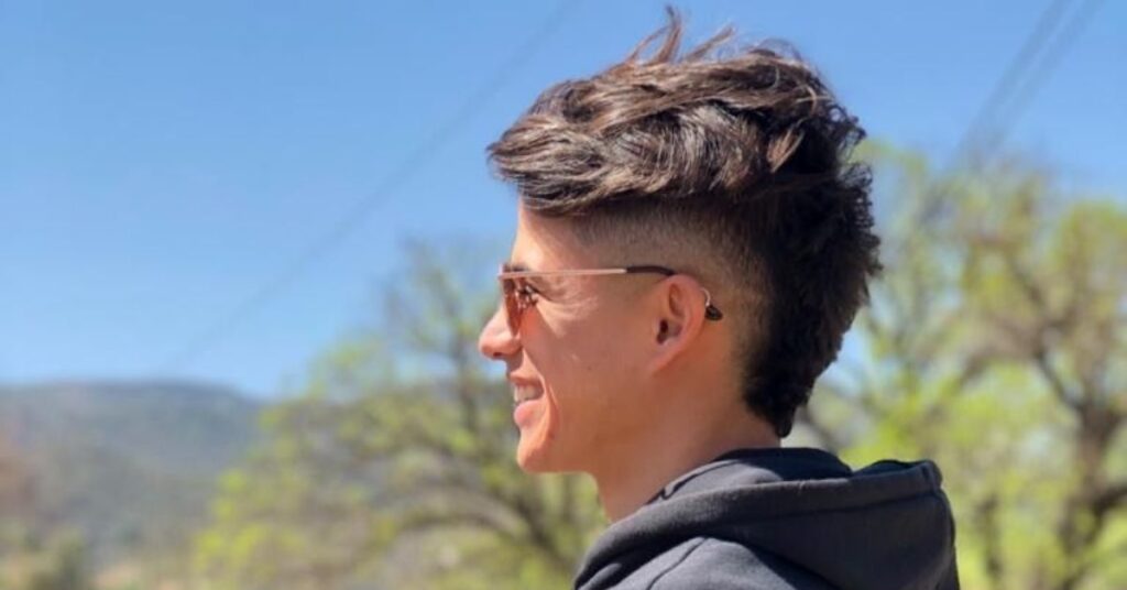 high taper sharp mullet