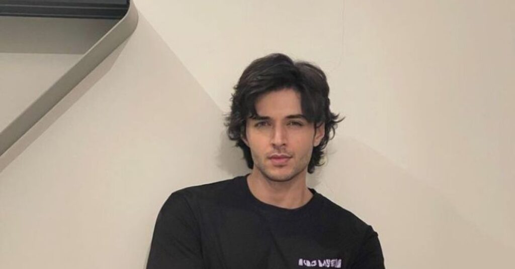 layered modern mullet male