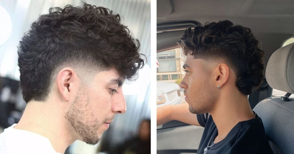 messy texture mullet