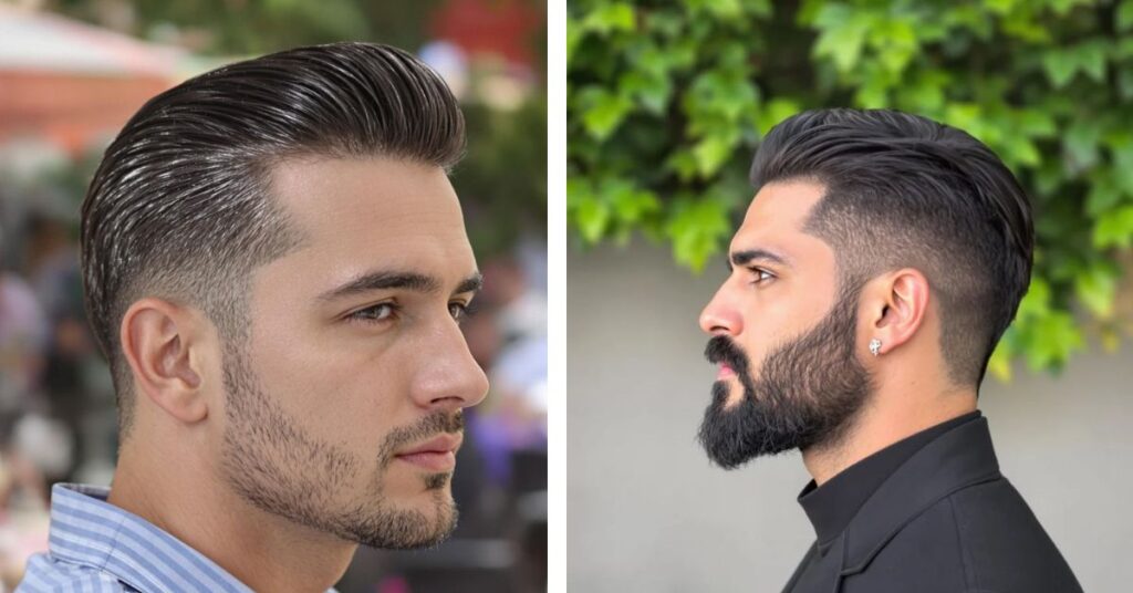 minimalist side slit professional hair design