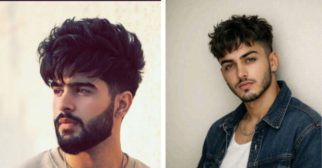 Wavy Hairstyles for Men: The Ultimate Guide to Styling & Care modern wavy hairstyles for men with mid fade