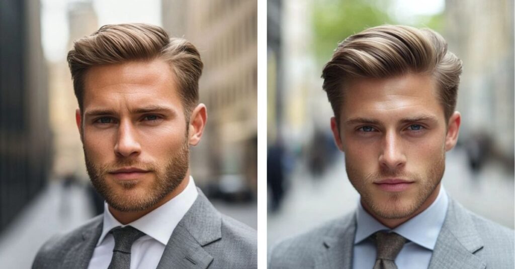 professional techniques for a sharp part on the side