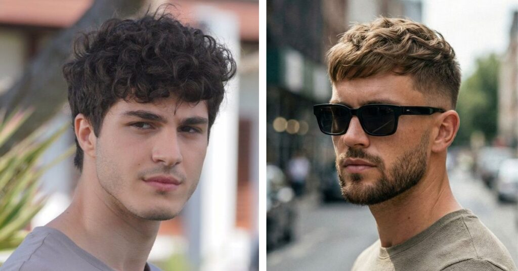 short modern mullet male