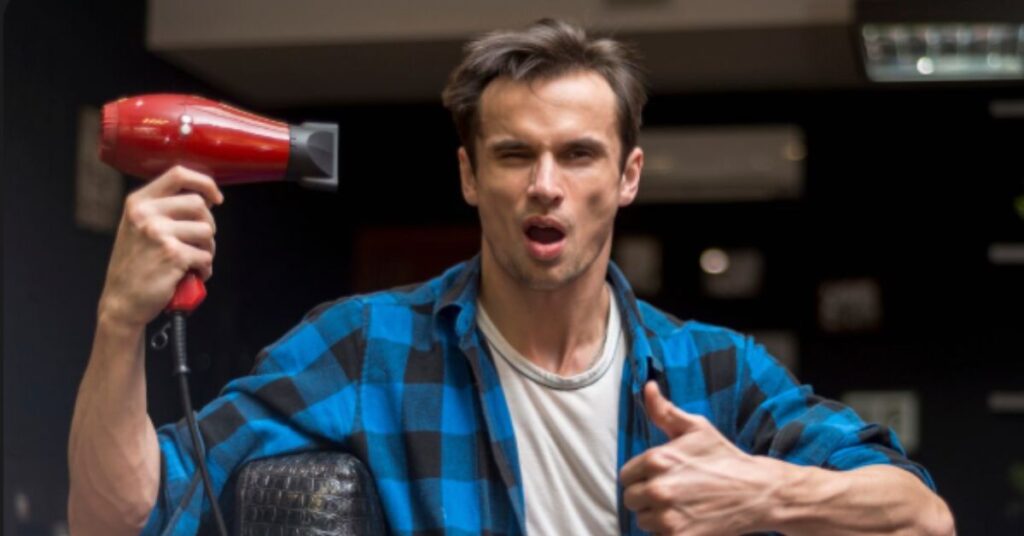 step by step the professional way to blow dry a quiff