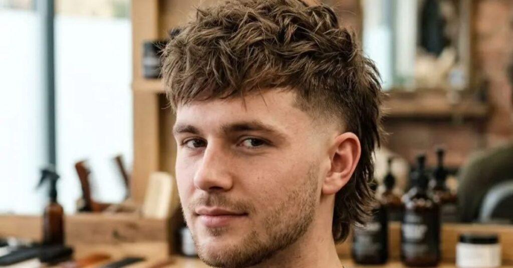  straight hair layered mullet