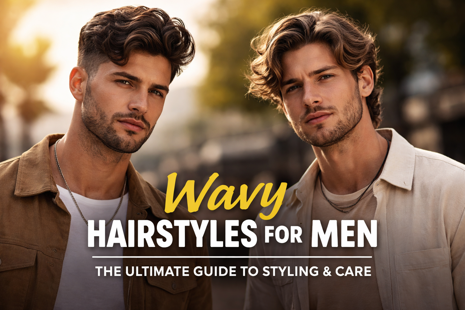 Wavy Hairstyles for Men