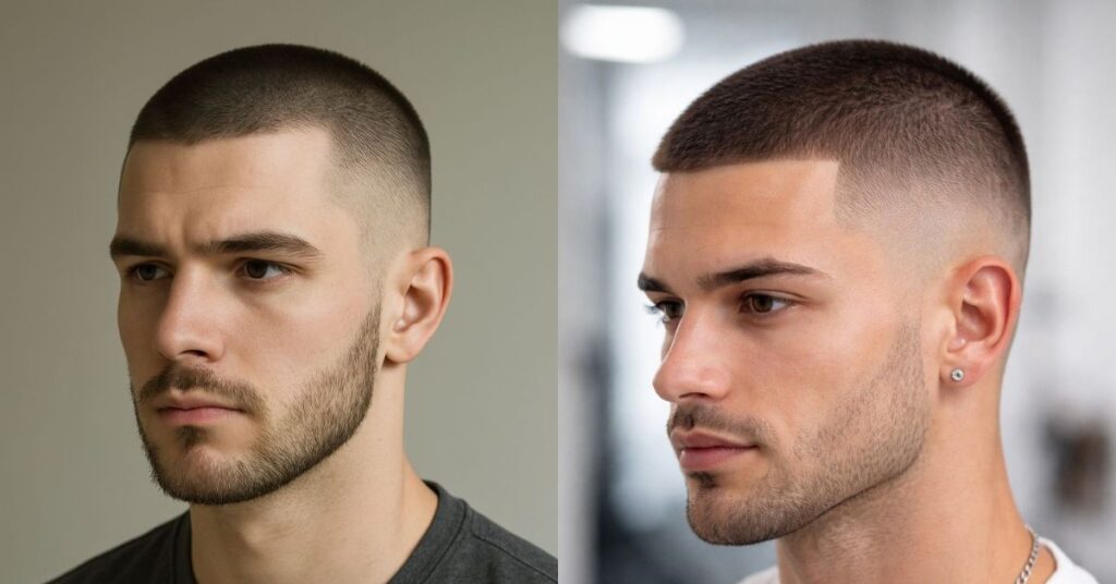 buzz cut fade