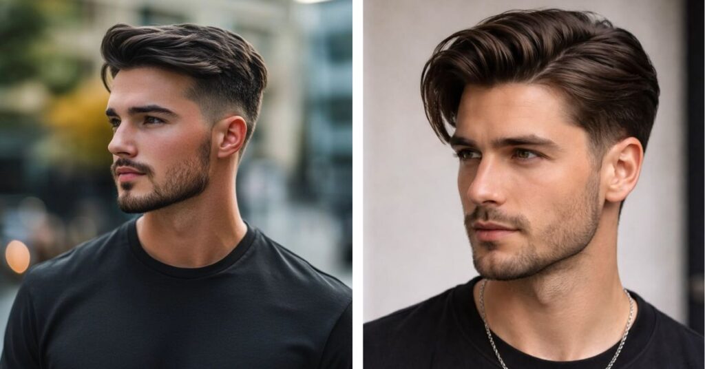 slick comb over