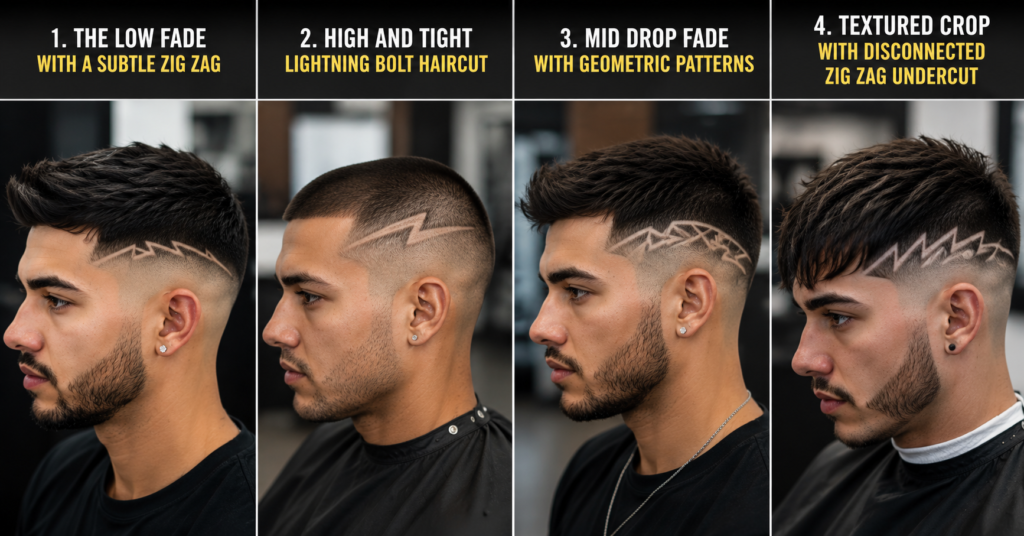 Trendy fade hairstyles and designs
