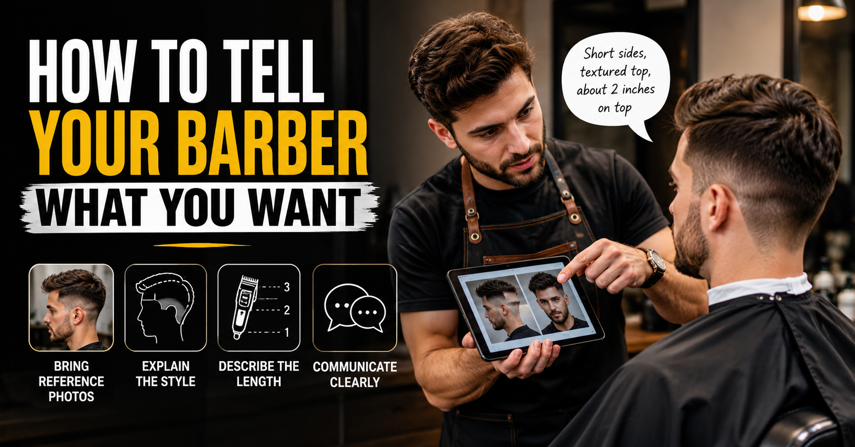 How to Tell Your Barber What You Want