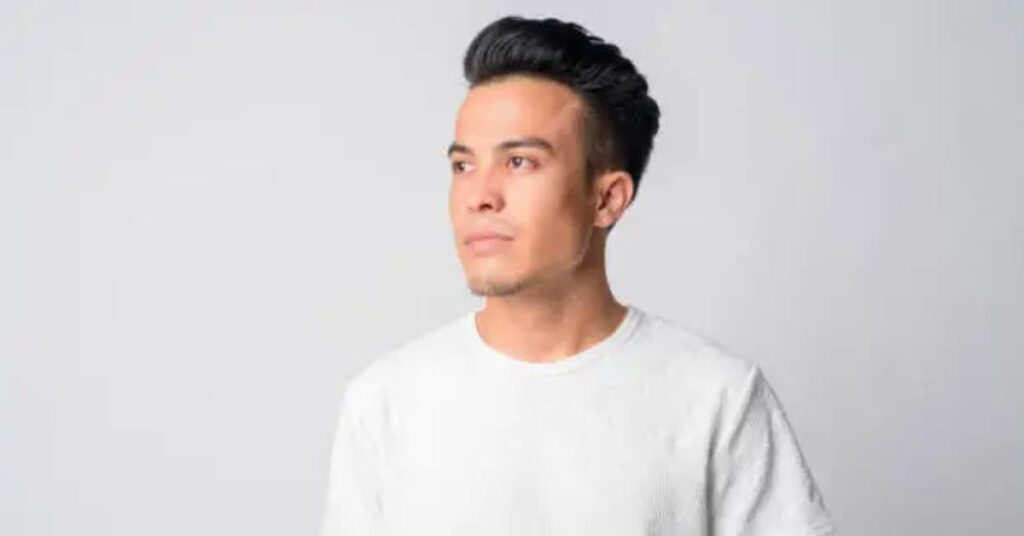 low fade with textured top