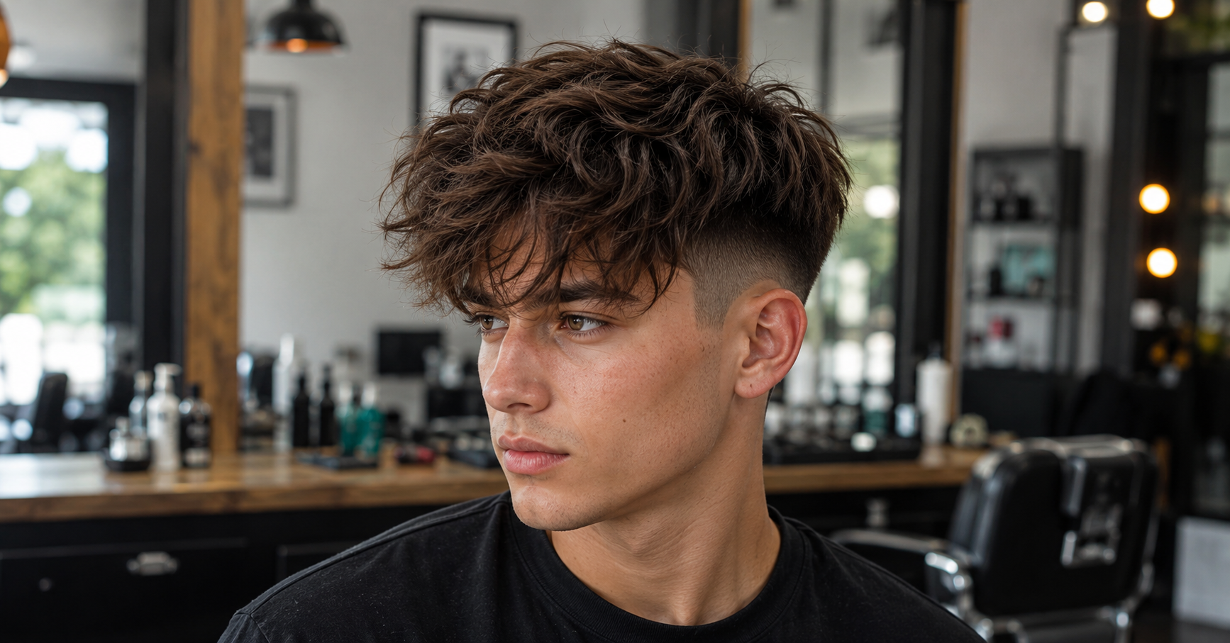 Messy Textured Fringe Hairstyle