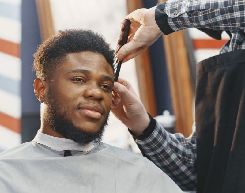 Low Fade with Beard