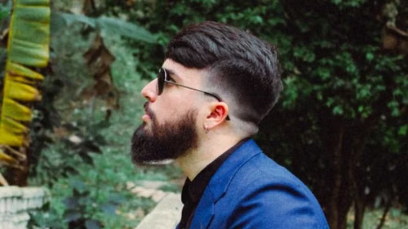 Mid Taper Fade Fringe