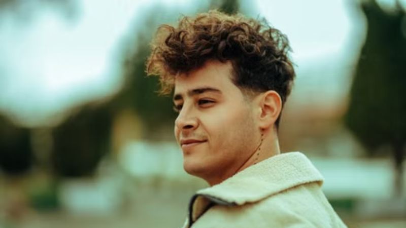 Mid Taper Fade for Curly Hair