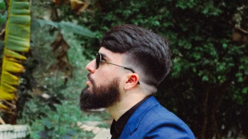 Slick Back with Low Fade 