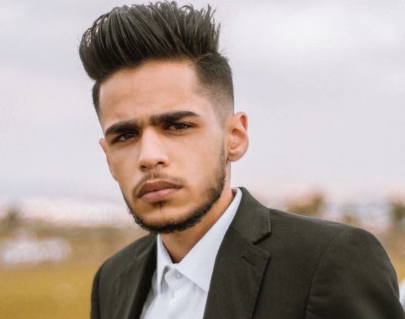 low fade faux hawk